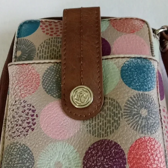 Relic Colorful Faux Leather Wallet Wristlet - Picture 5 of 10